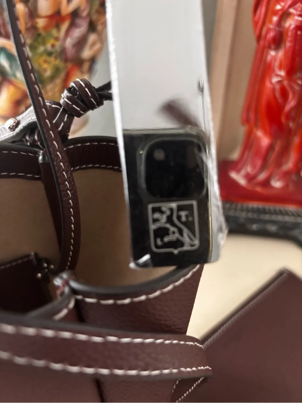 Le Tanneur pebbled leather
